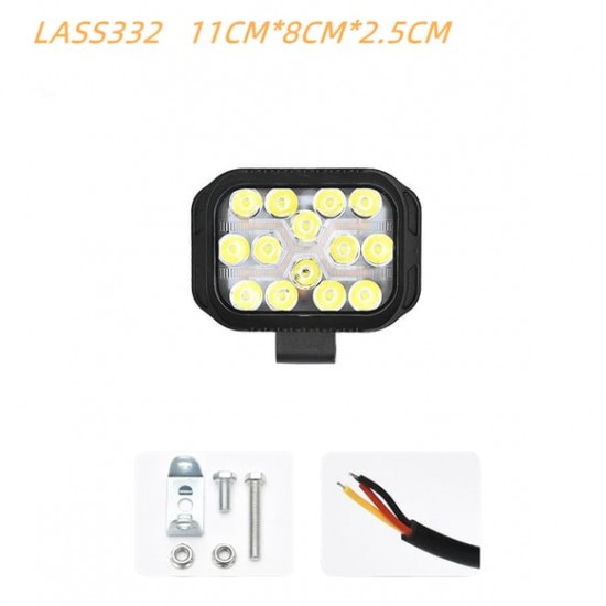 Offroad Sis Lambası 11cm kayar sinyalli sis lambası set 12-80v beyaz-amber / LASS332